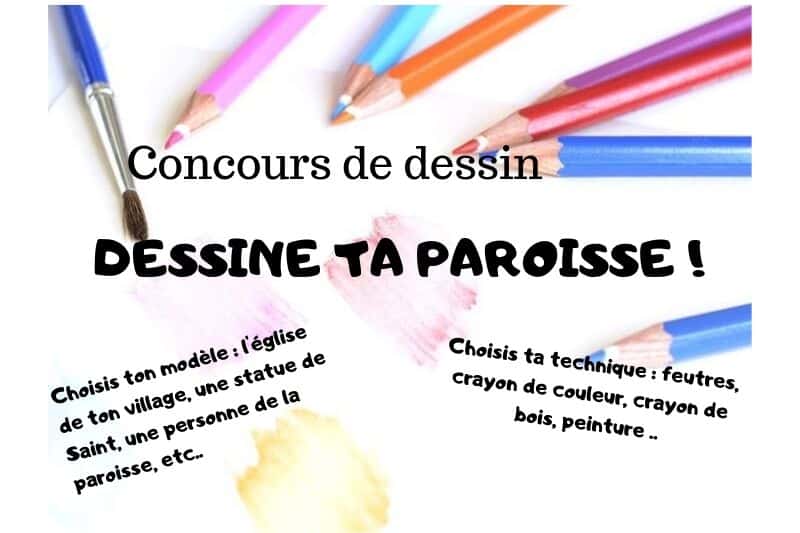 Concours de dessin : Dessine ta paroisse !