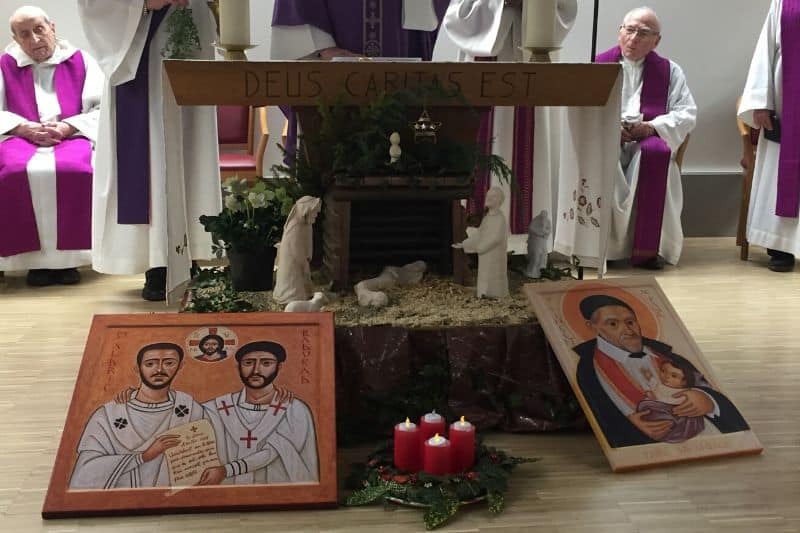 Bénédiction de la chapelle de la maison de Bonnière