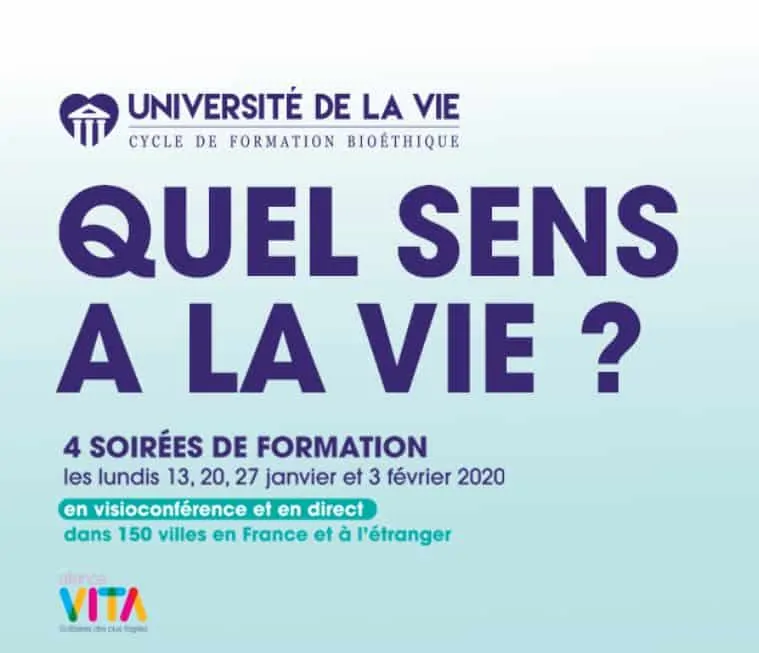 Université de la vie VITA : 4 soirées de formation