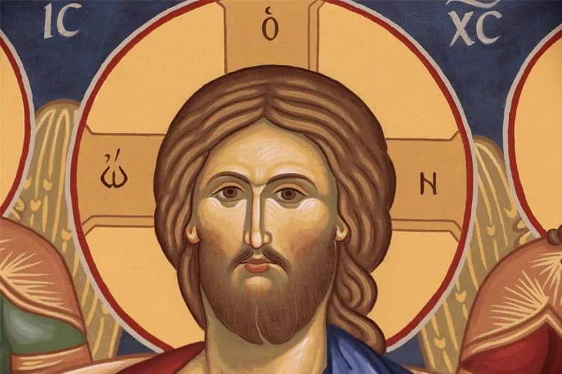 Icône représentant le visage du Christ