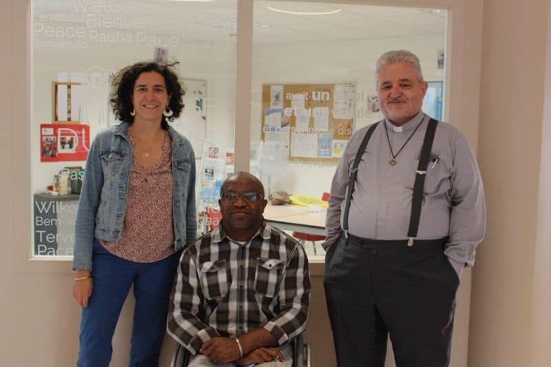 Pastorale des migrants 800x533 Elisabeth Gac, Marcel Moukouri et père Grégoire Cador
