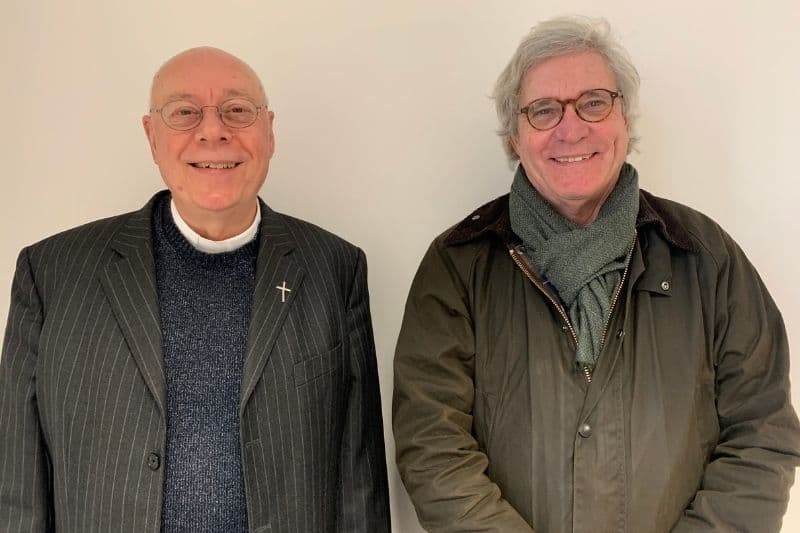 Portraits du père Dominique Auzenet et de Bertran Chaudet, diacre