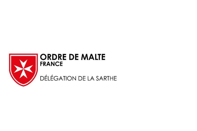 Logo ordre de Malte, délégation de la Sarthe