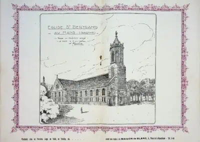 Eglise Saint-Bertrand, illustration, 1923
