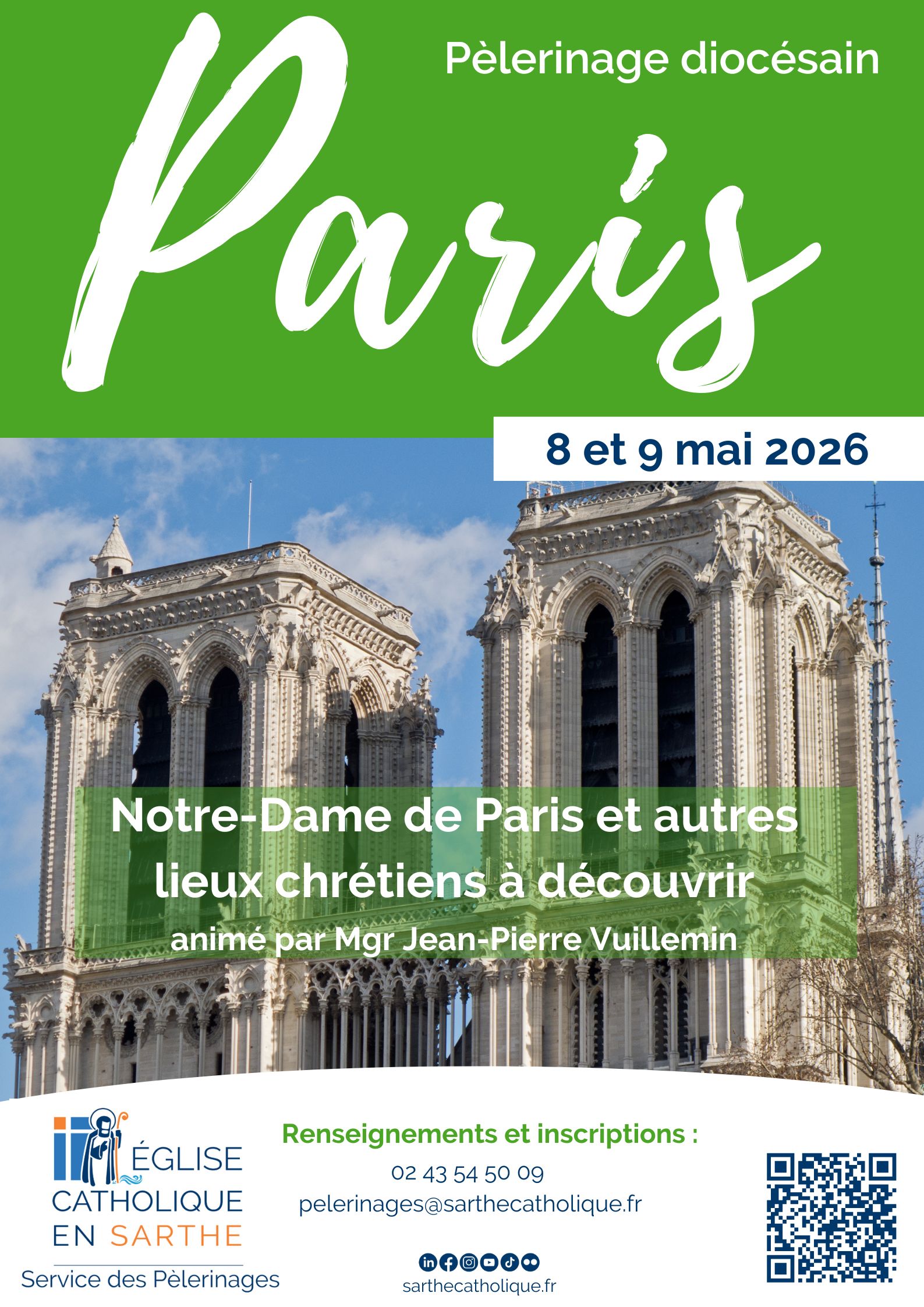 Basilique de Lisieux avec visage de Sainte Thérèse