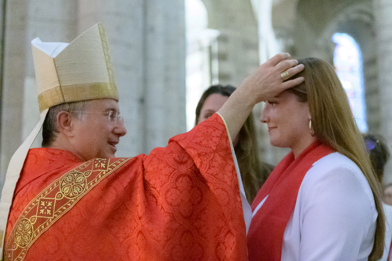 Confirmation des adultes avec le père Grégoire Cador, Pentecôte 2022
