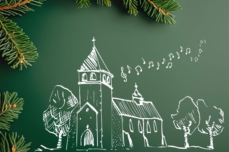 Mini concert de Noël dans votre paroisse