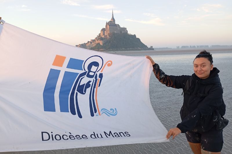 Pèlerinage des étudiants au Mont Saint-Michel