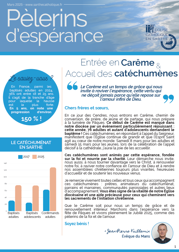 Pèlerins d'espérance Careme 2025 couv