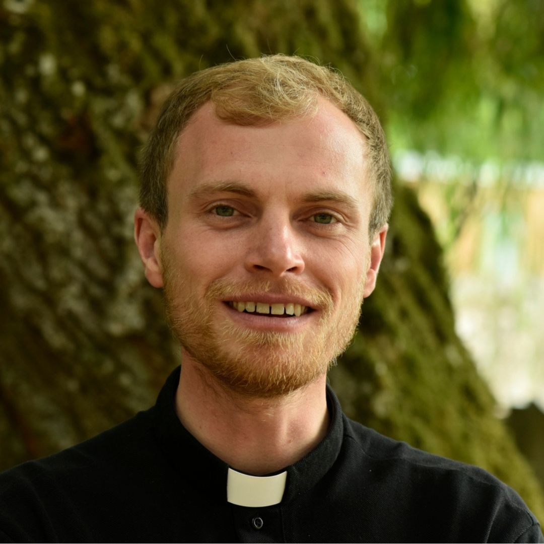 Portraits des pères Jean-Christophe Delente et Julien Sossou