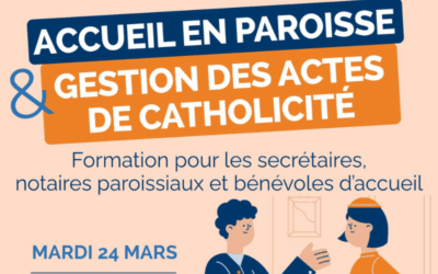 Formation pour les notaires paroissiaux et bénévoles d’accueil en paroisse