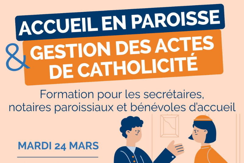 Formation pour les notaires paroissiaux et bénévoles d’accueil en paroisse