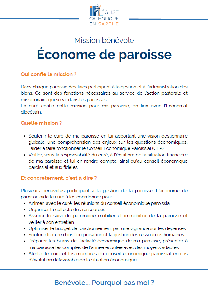 Fiche mission économe